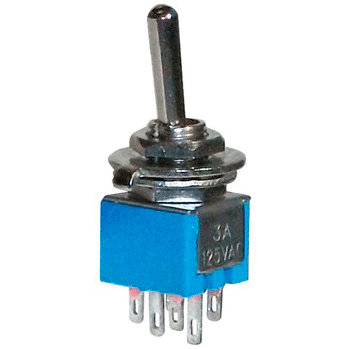 Circuit Test DPDT 3A, On-On Subminiature Toggle Switch